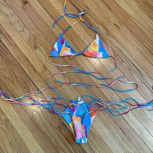 Colorful Geometric Bikini Set